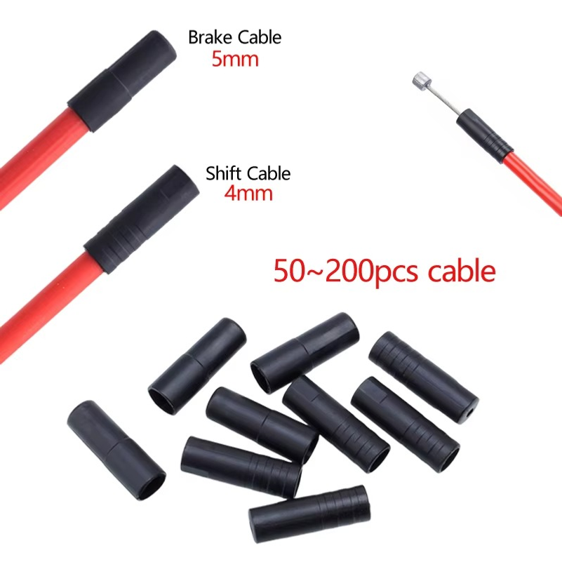 Mountain Biking Tips - 50~200pcs 5mm Bicycle Brake Cap 4mm