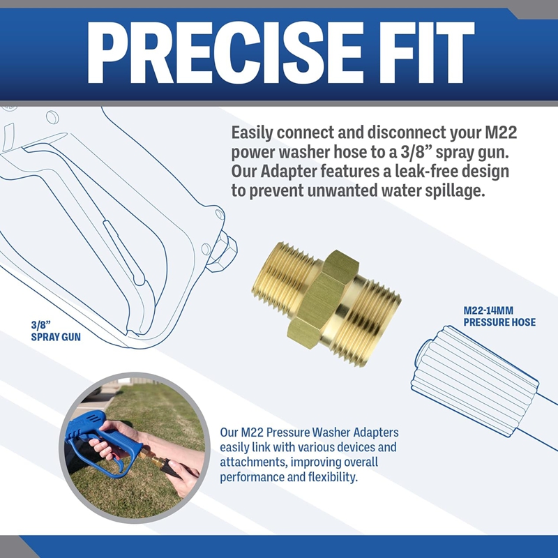 Brass Pressure Washer Coupling - Spoke Nipple Brass 评论和价格