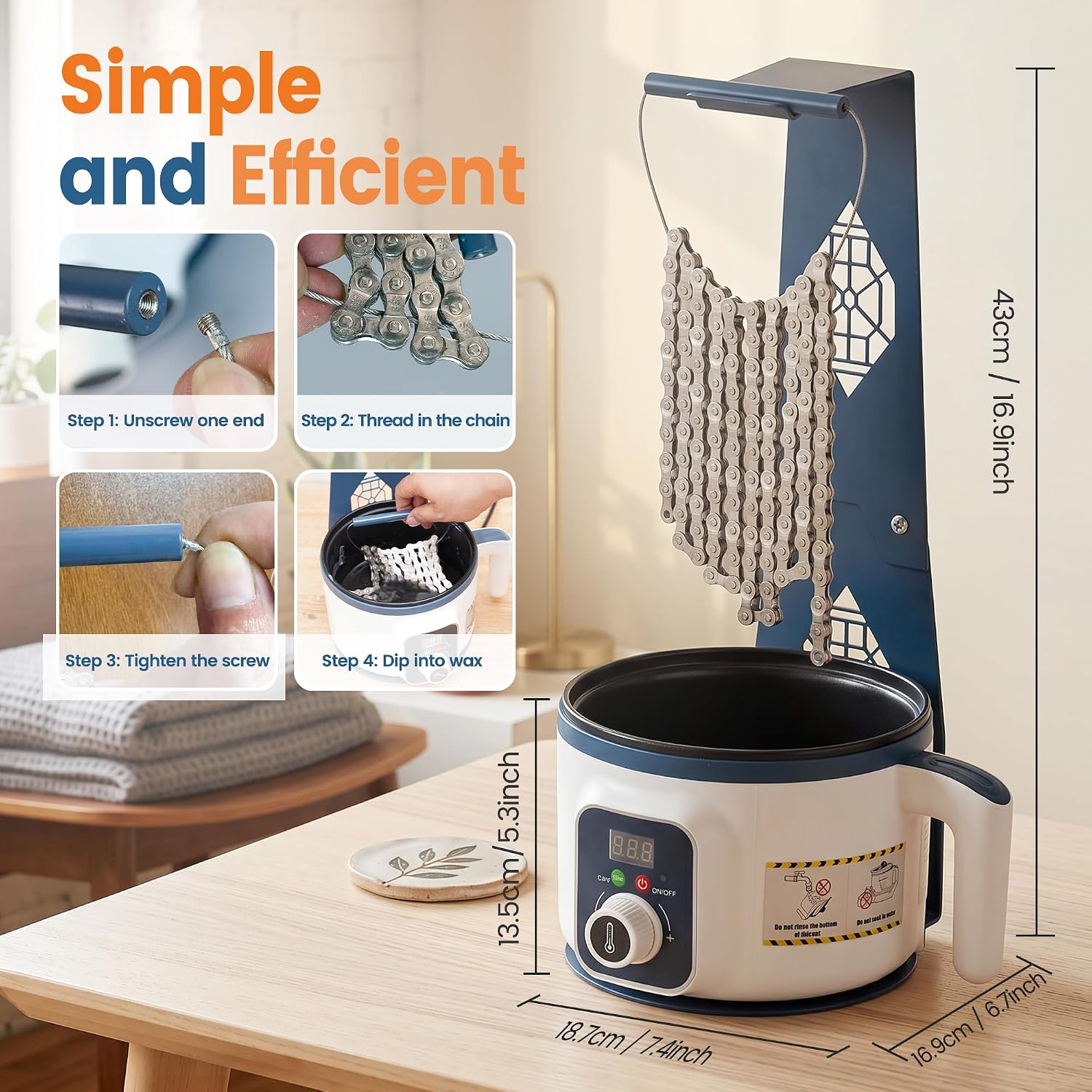 Bicycle Chain Wax Melting Pot  - Chain Quick Link 评论和价格